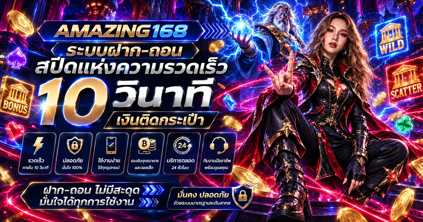 amazing168 ทางเข้า ล่าสุด ปลอดภัยบนมือถือ