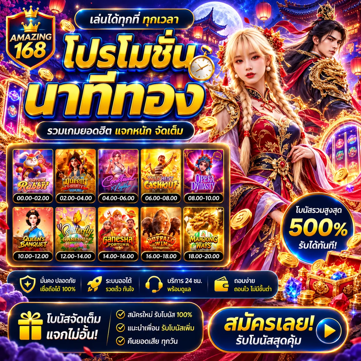 ทดลองเล่นเกม Pragmatic Play กับ AMAZING168